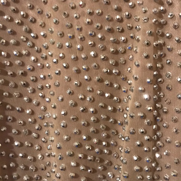 beaded tan dress - Picture 3 of 3